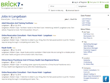 Tablet Screenshot of langebaan.brick7.co.za